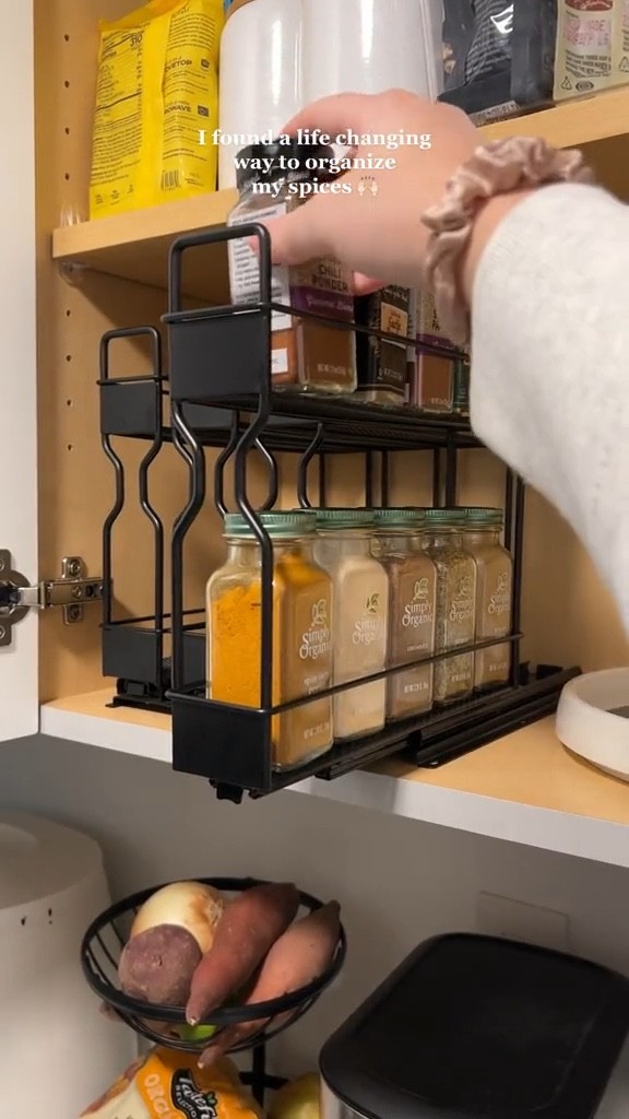 Literally the best spice rack organizer!! 😍

#LTKhome #LTKunder50