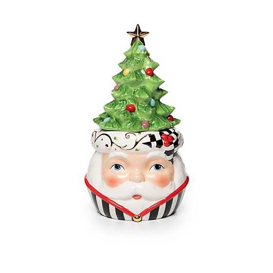 Tree Top Santa Cookie Jar | MacKenzie-Childs