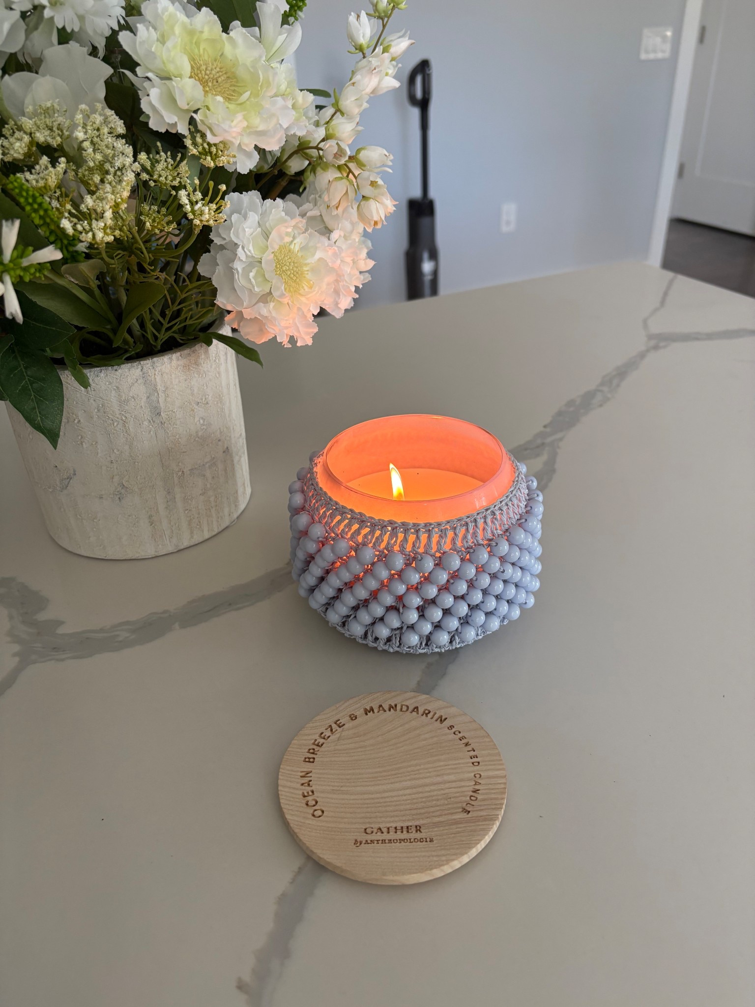 Beaded candle with summer scents 

#LTKHome