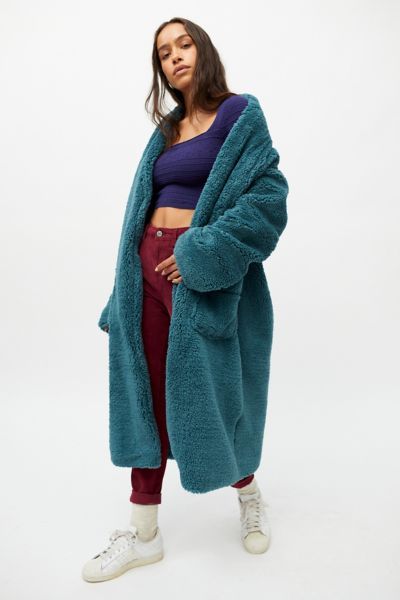 UO Just Chillin Sherpa Coat | Urban Outfitters (US and RoW)