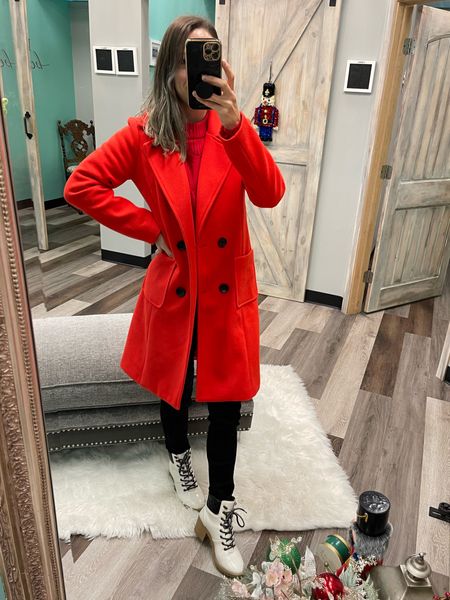 This Amazon red coat is oh so cute and affordable! I also tagged one similar from Express that’s on sale for $99! 

Let’s be friends 🤍 Insta @suttonstyleblog

Fall
Boots
OOTD
Petite Style
Affordable 

#LTKfindsunder100 #LTKstyletip #LTKshoecrush