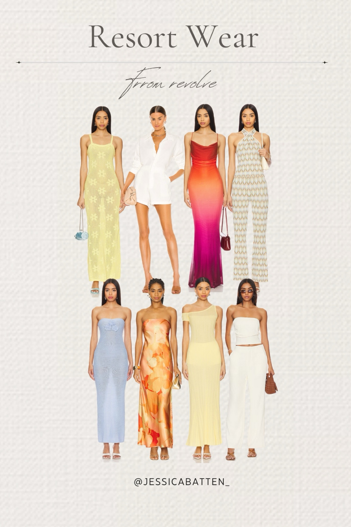 Resort wear from revolve 🌴💛 Getting ready for spring break! 

#LTKStyleTip #LTKTravel #LTKSwim