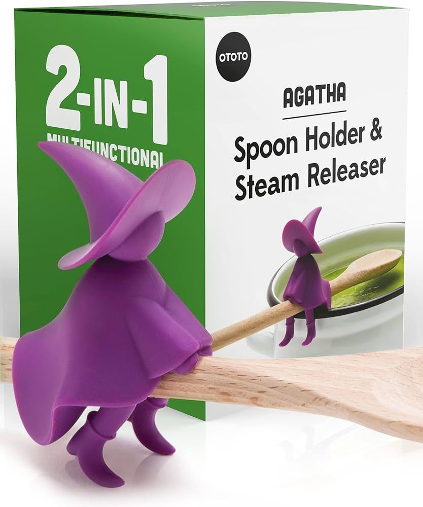 OTOTO Agatha Spoon Holder for Stove Top - Witchy Gifts for Homecooks - Spatula Holder and Cooking... | Amazon (US)