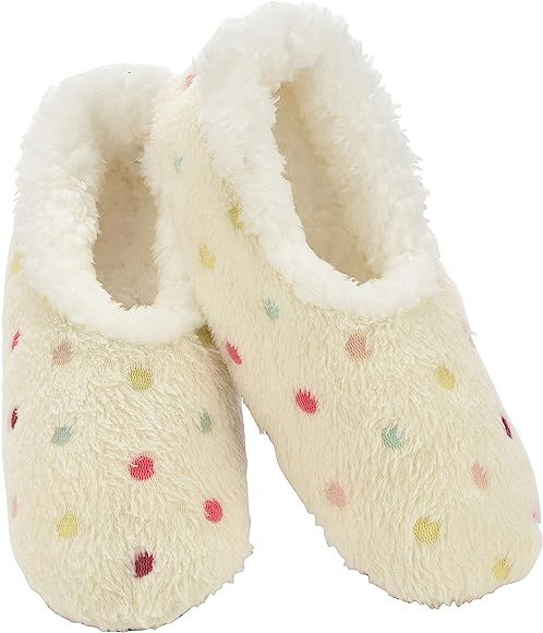 Snoozies Slippers for Women | Lotsa Dots Colorful Cozy Sherpa Slipper Socks | Womens House Slippe... | Amazon (US)