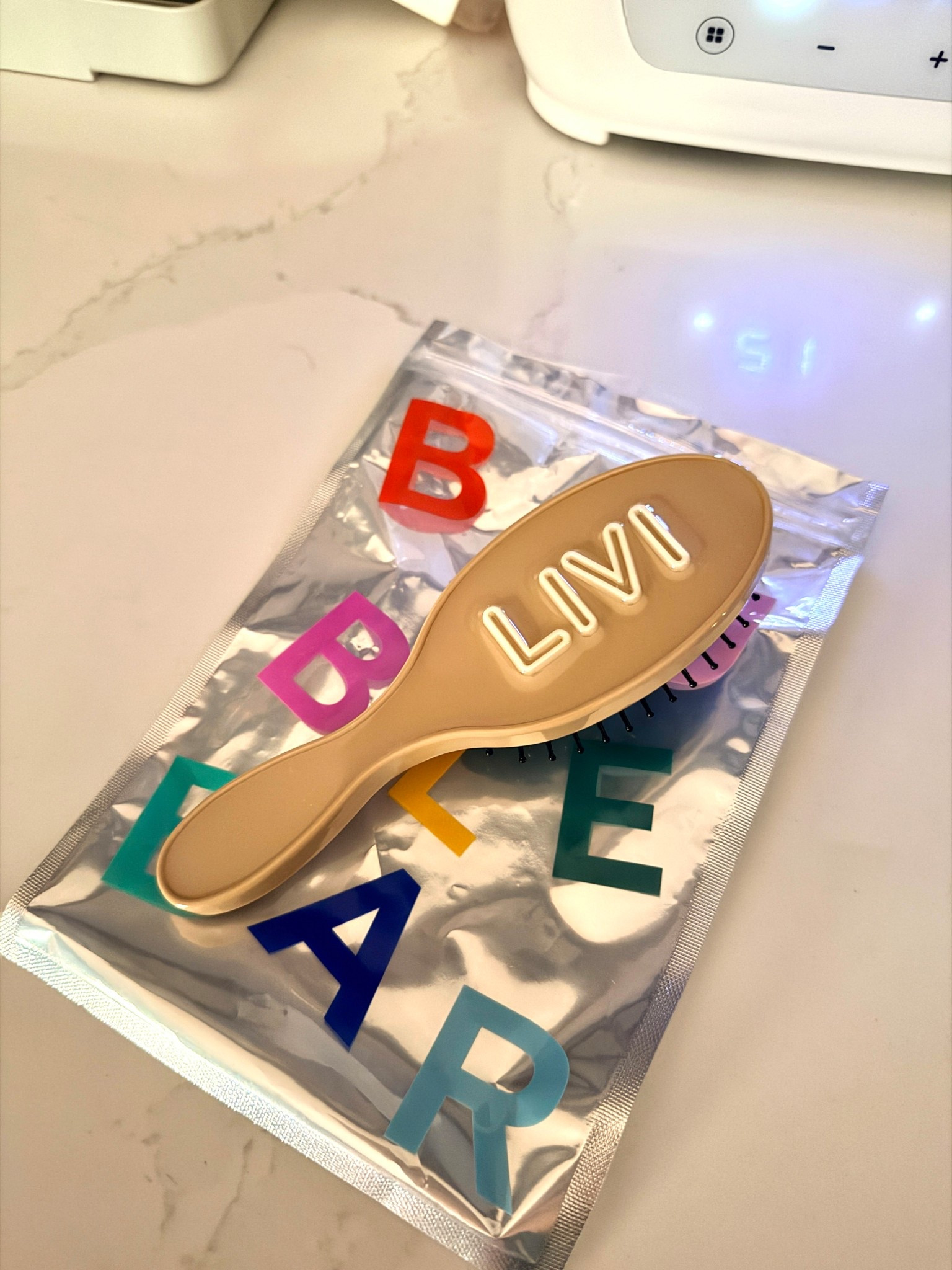Girl barely has hair yet, but we needed this brush!
This color on sale now. 

#LTKmomlife #LTKselfcare #LTKBaby