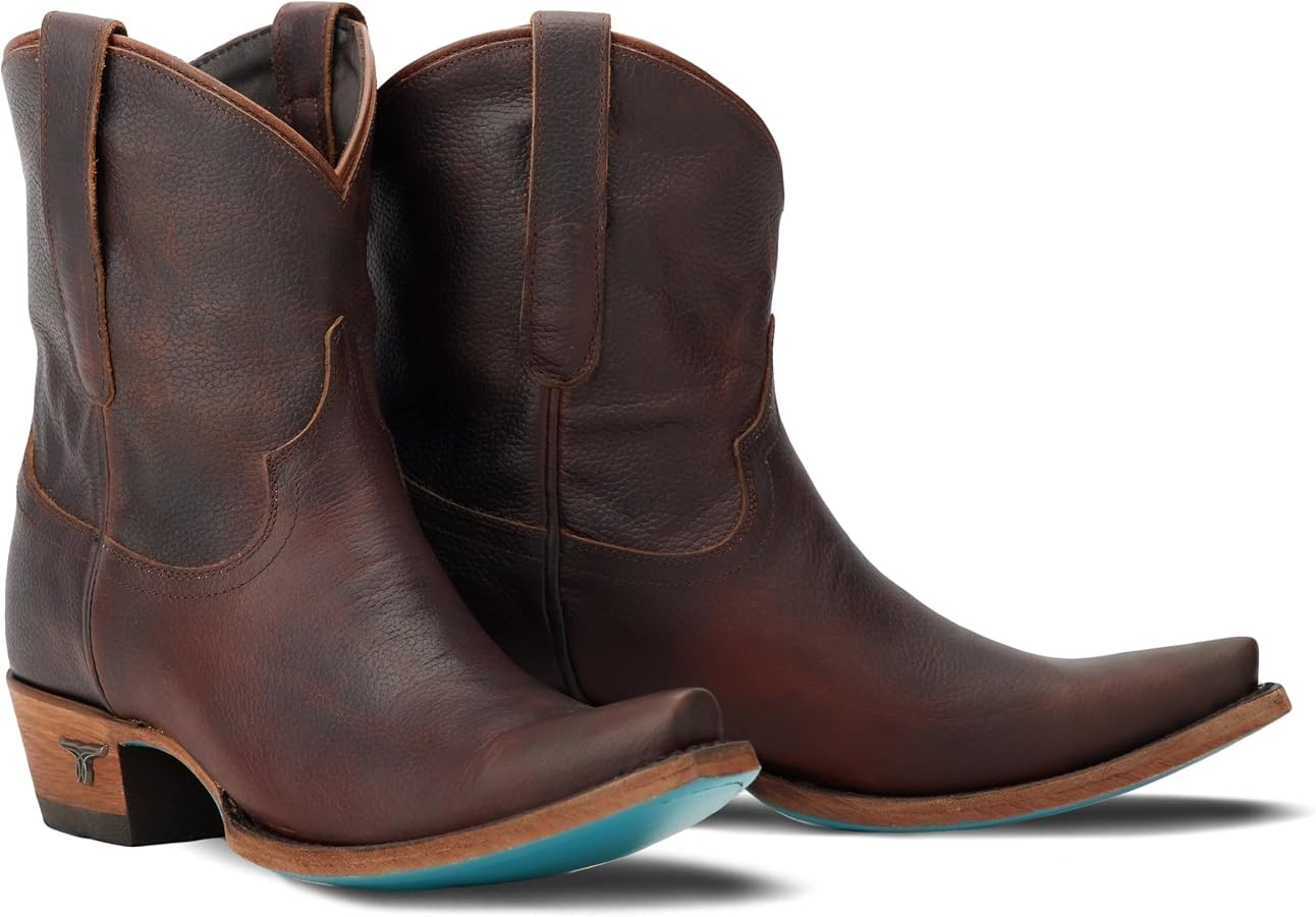 Lane Womens Emma Jane Snip Toe Bootie Casual Boots Ankle Low Heel 1-2" | Amazon (US)