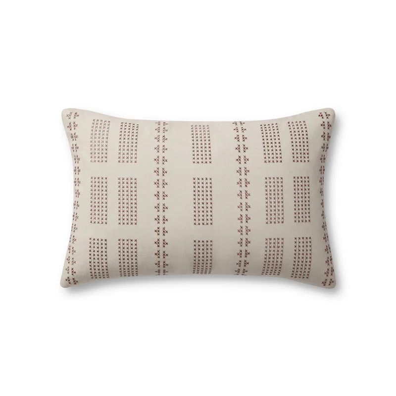 Thomas Cotton Lumbar Rectangular Pillow Cover & Insert by Jean Stoffer x Loloi | Wayfair North America
