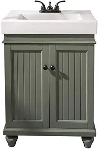 Legion Furniture 24-inch Pewter Green Sink Vanity | Amazon (US)