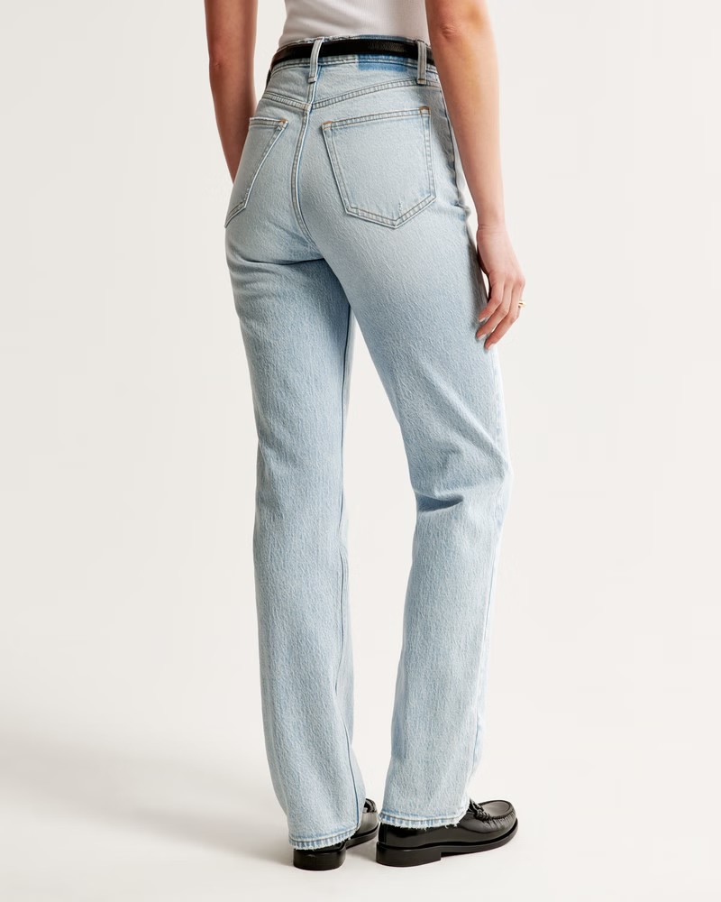 Ultra High Rise 90s Straight Jean | Abercrombie & Fitch (US)