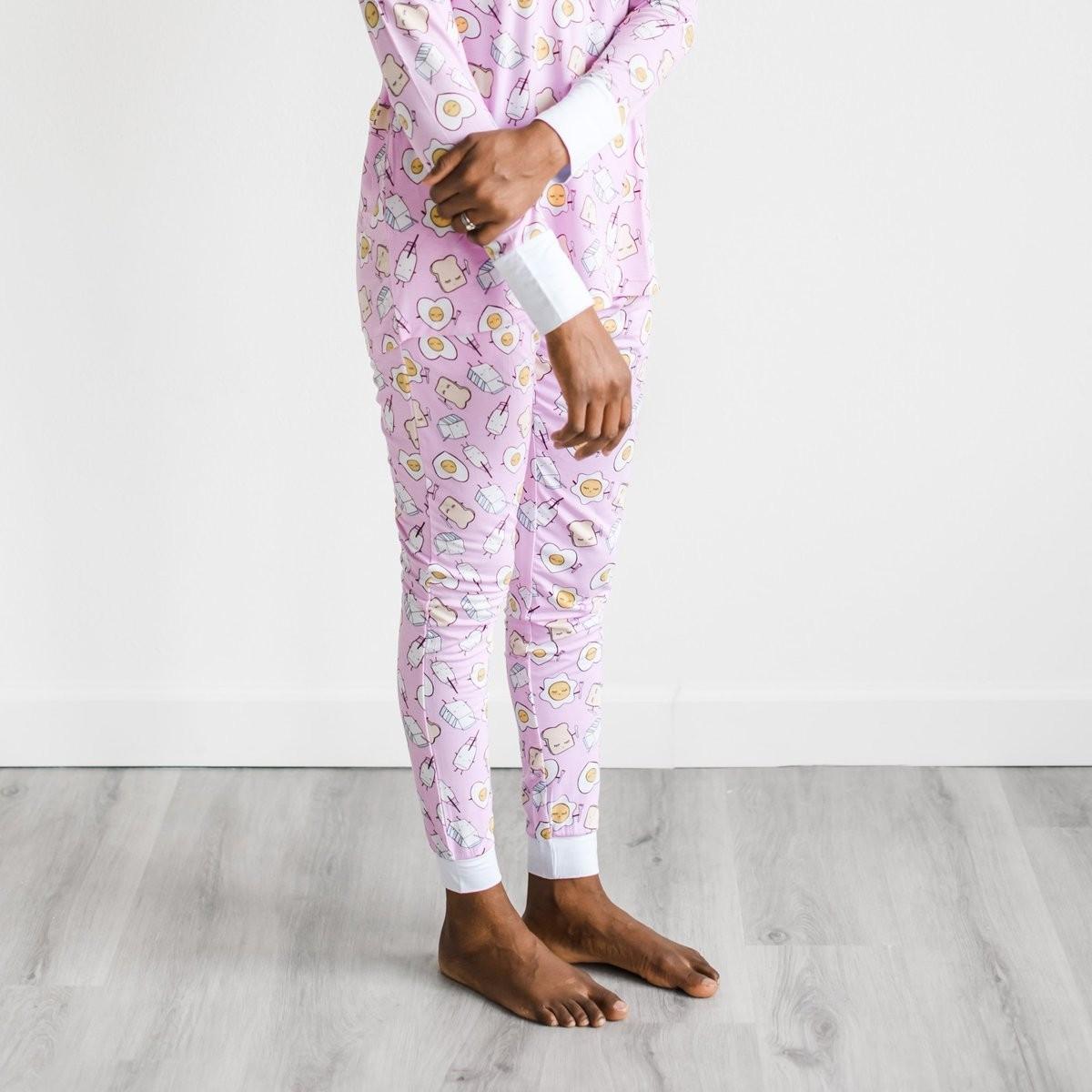 Pink Breakfast Buddies Women's Bamboo Viscose Pajama Pants | Little Sleepies