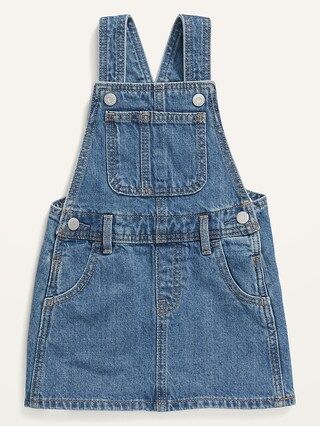 Medium-Wash Jean Skirtall for Toddler Girls | Old Navy (US)