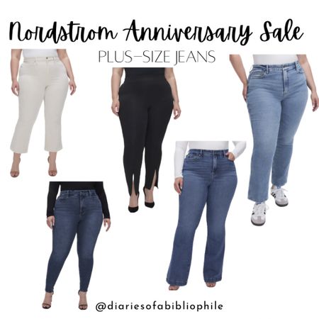 Plus-size jeans favorites from the Nordstrom Anniversary Sale!

Skinny jeans, flare jeans, plus-size jeans, sale alert, Good American jeans, Madewell jeans, curvy jeans, denim, black jeans, white jeans

#LTKcurves #LTKxNSale #LTKsalealert