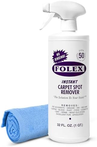 FOLEX Instant Carpet Spot Remover 32 oz – Powerful Stain Remover for Carpets, Upholstery & Rugs... | Amazon (US)