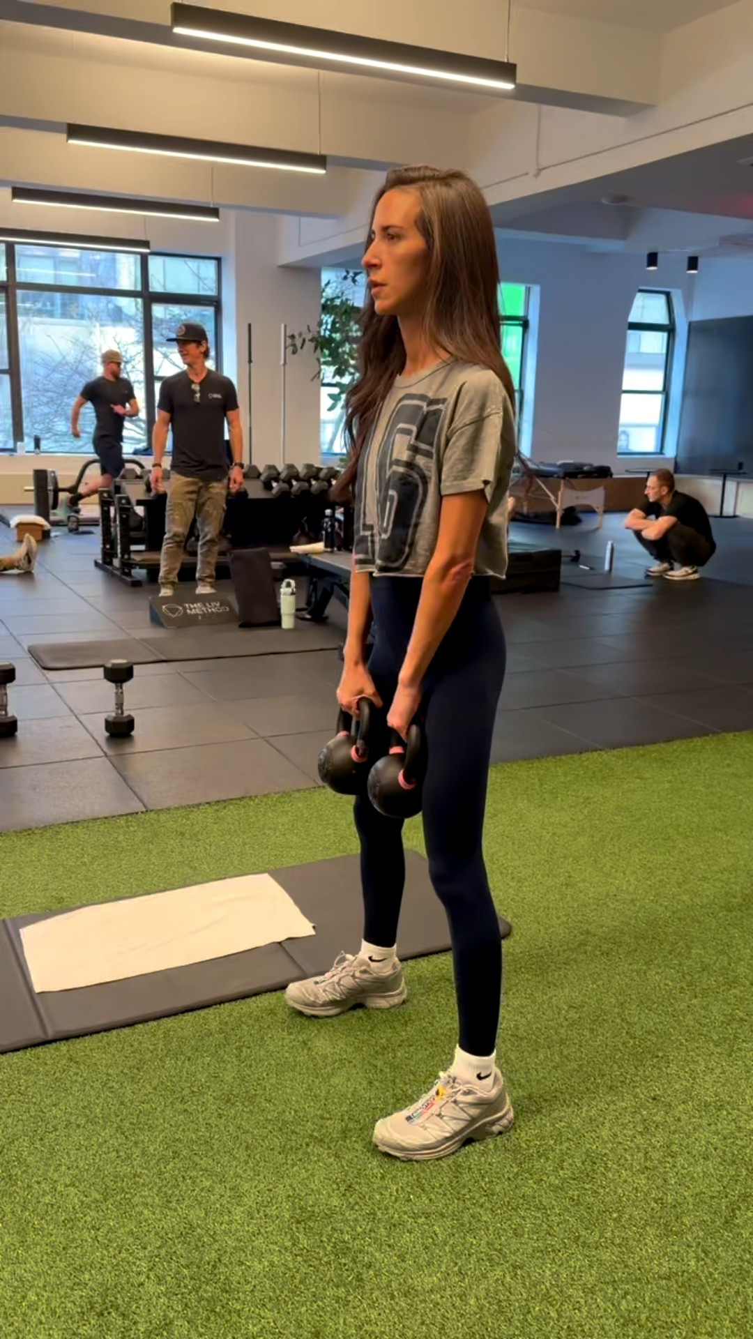 Workout with me! I linked my jumpsuit in a few other colors