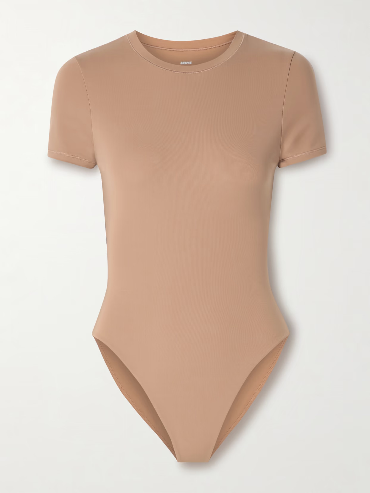 SKIMS - Fits Everybody T-shirt Bodysuit - Sienna - Brown | NET-A-PORTER (US)