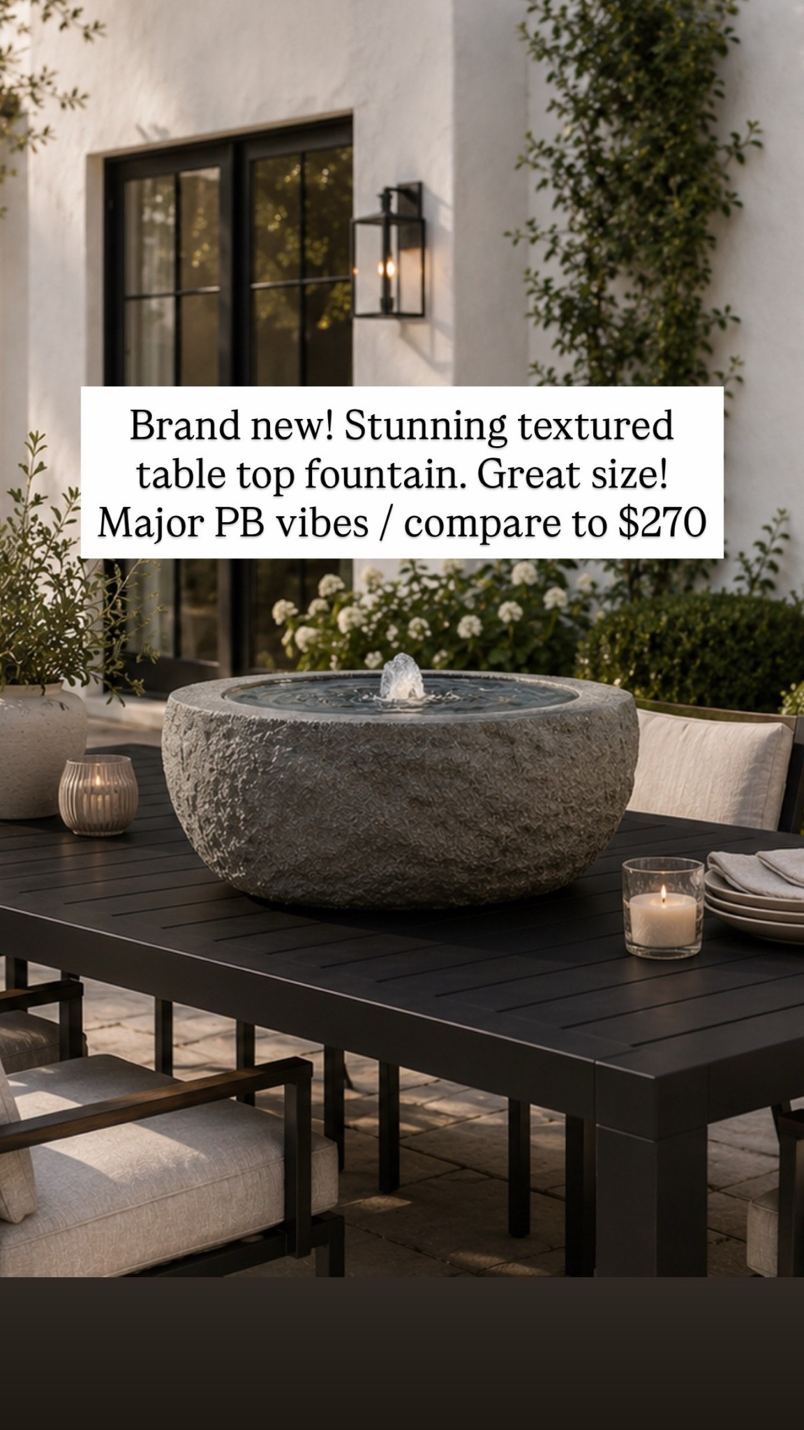 Love this oversized textured table top fountain!!!! Major designer vibes

#LTKSeasonal