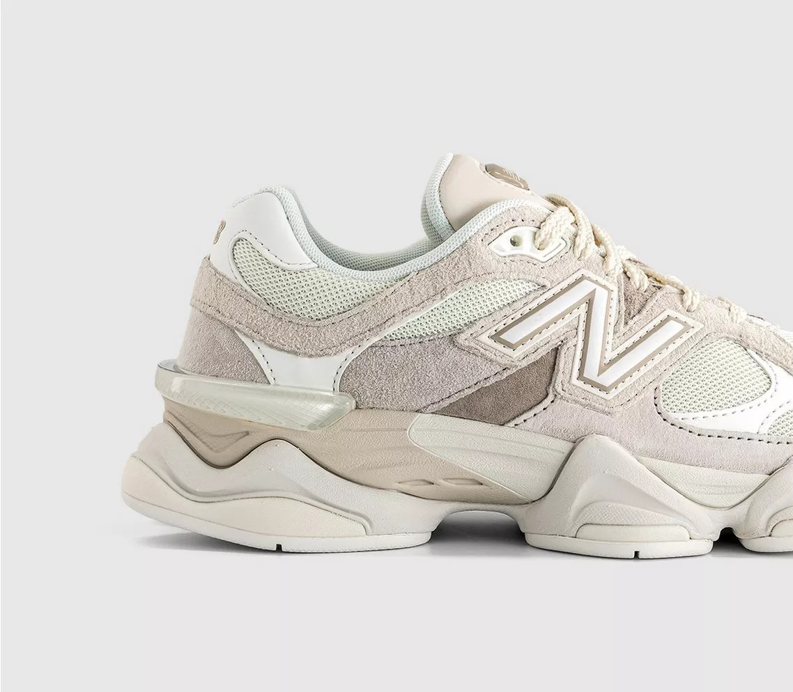 New Balance 9060 Trainers Sea Salt Offwhite White - Women's Trainers | Office Shoes (UK)