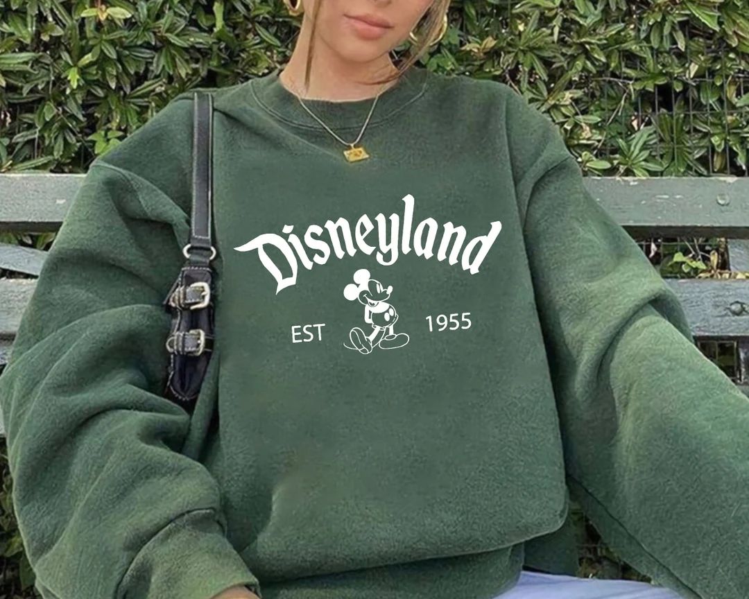 Vintage Disneyland Est 1955 Sweatshirt Disneyland Sweatshirt - Etsy | Etsy (US)