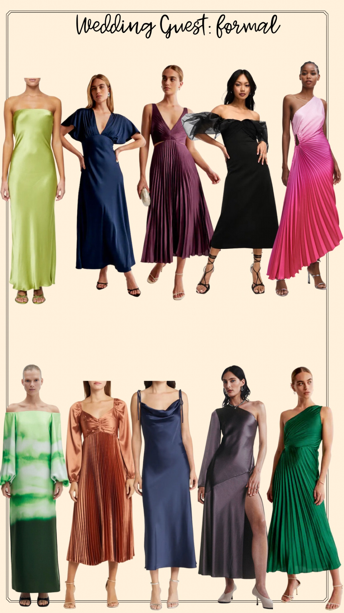 Wedding guest dresses for formal weddings and cocktail weddings

#LTKSeasonal #LTKstyletip #LTKwedding