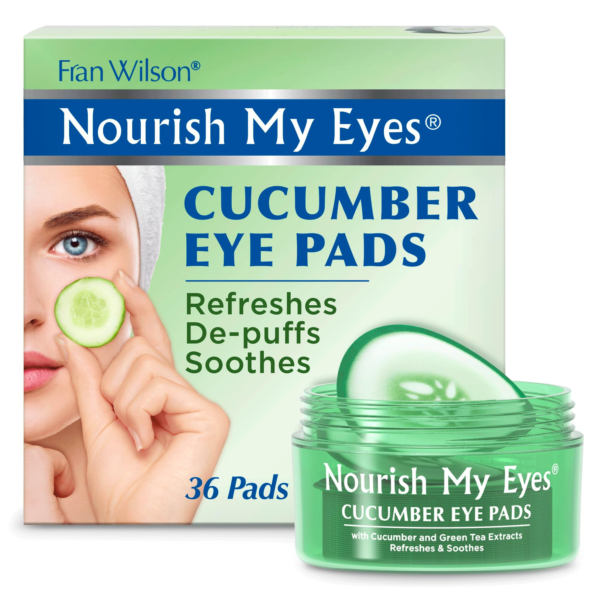 Amazon.com : Fran Wilson Nourish My Eyes Eye Pads - Soothe Tired Eyes, Reduce Puffiness & Dark Ci... | Amazon (US)