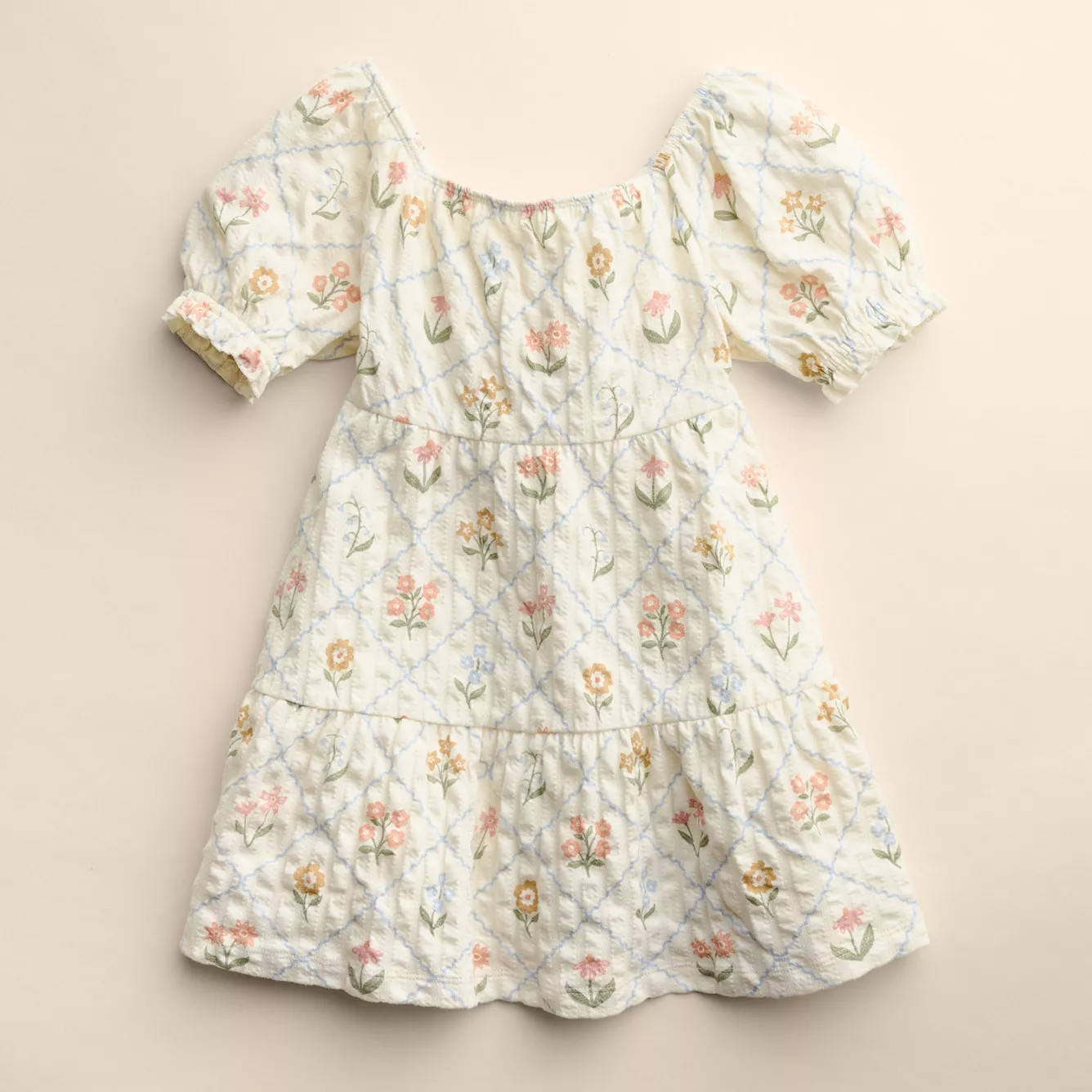 Baby & Toddler Girl Little Co. by Lauren Conrad Tiered Puff Sleeve Dress | Kohl's