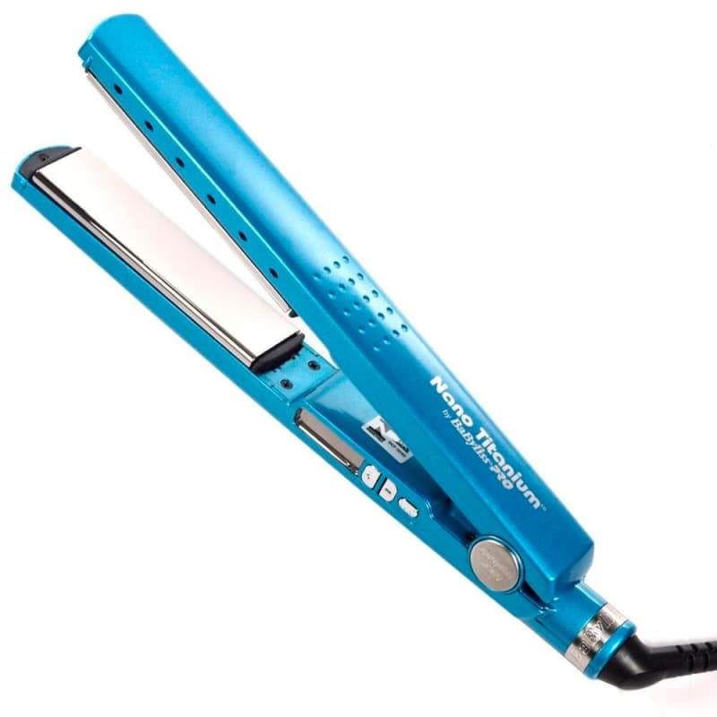 Chapinha/ Prancha Profissional Babyliss Pro Nano Titanium - Tradicional Azul 1 ¹/4 450ºF (230º... | Beleza Na Web (BR)