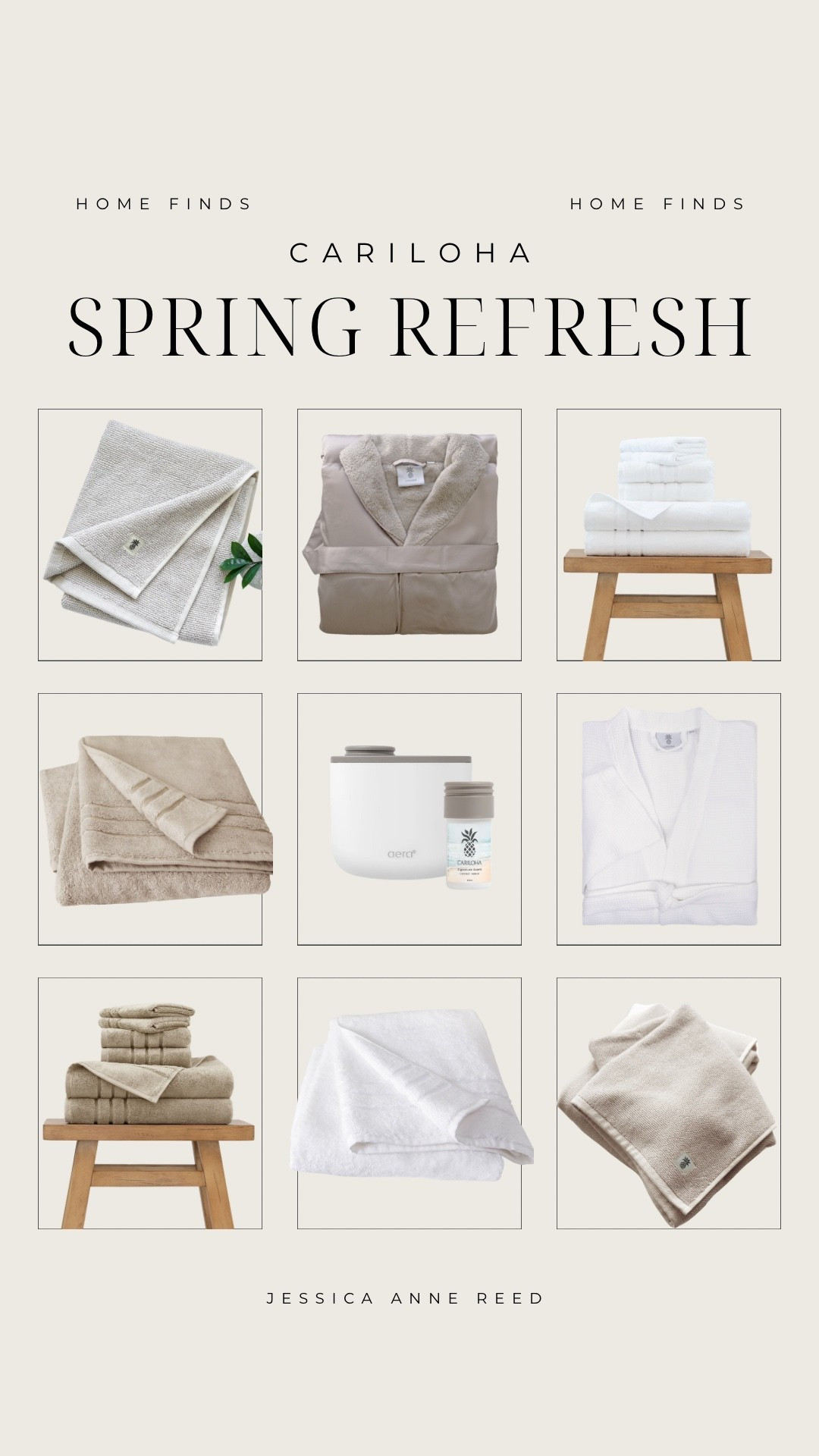 #ad spring refresh with @carisha 
Reset this season with the most breathable, spa like bath essentials! Use code JESSICA35 for 35% off sitewide! 

#LTKHome