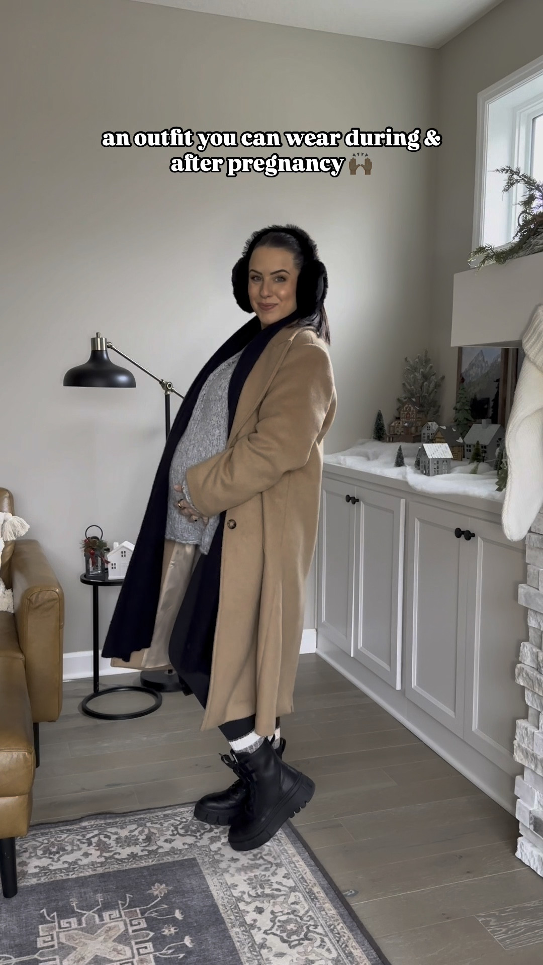 Cozy casual winter outfit - bump friendly! 15% off  my coat - makes it $187 from $220.

Use code lauren20 for oak & Luna and LOMEYER20 for electric picks!

M tops, MP jacket, s maternity leggings, size up .5 in sorel boots 

#LTKStyleTip #LTKSaleAlert #LTKBump