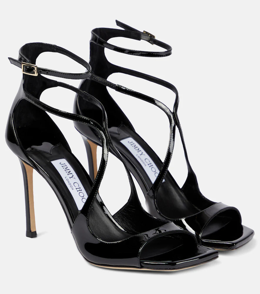 Jimmy Choo Sandalias Azia 95 de charol | Mytheresa (INTL)