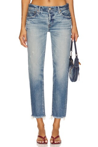 Moussy Vintage Bretton Tapered in Light Blue from Revolve.com | Revolve Clothing (Global)