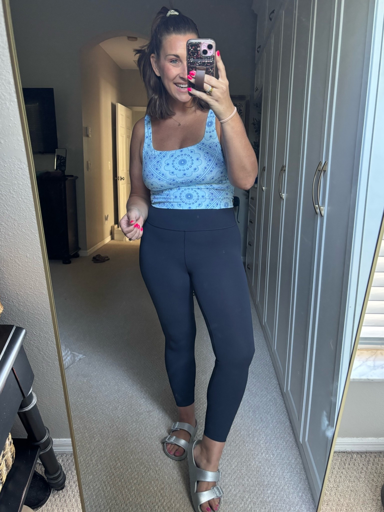 Pilates fit- love my @Target butter soft leggings & bra tanks 👏🏼💙

TTS: medium leggings 
Large bra tank

#LTKmomlife #LTKselfcare #LTKActive
