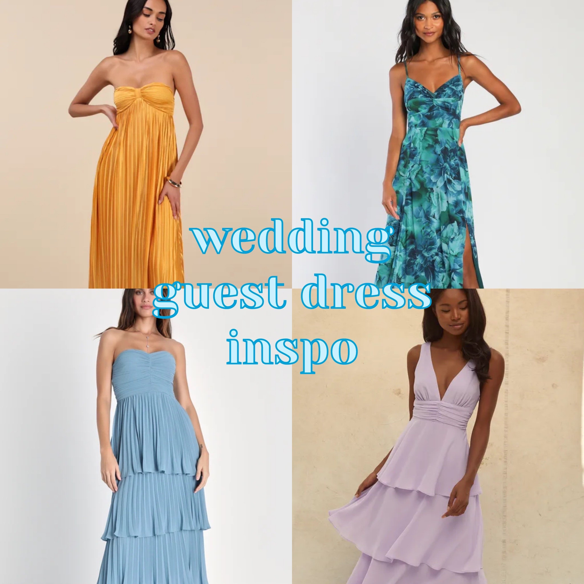 wedding guest dress inspo 

#LTKParties #LTKSeasonal #LTKWedding