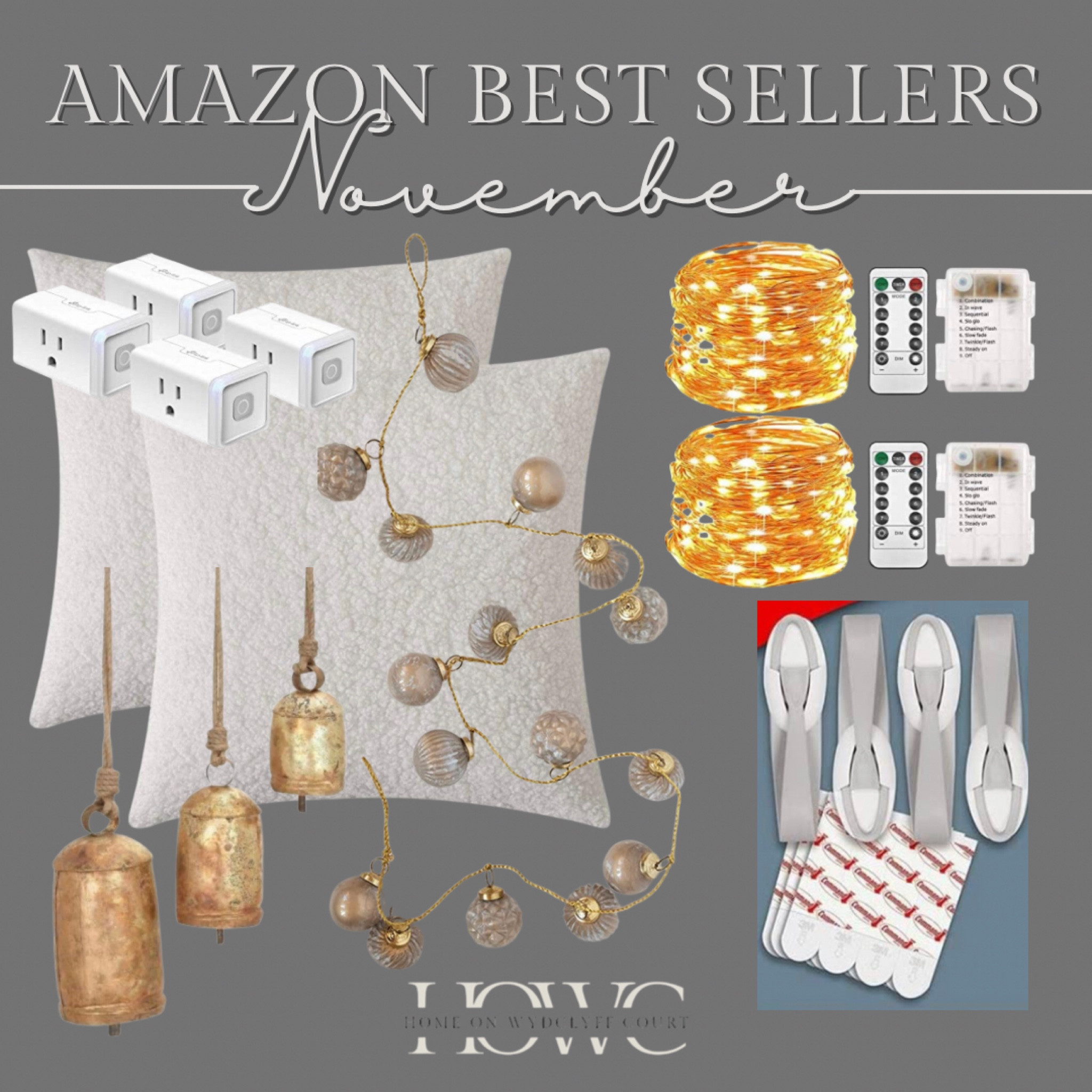 #throwpillows #ornaments #garland #commandhooks #twinklelights #goldbells #smartoutltplugs #founditonamazon #amazonfind #amazonhome #bestsellers

#LTKunder50 #LTKHoliday #LTKhome