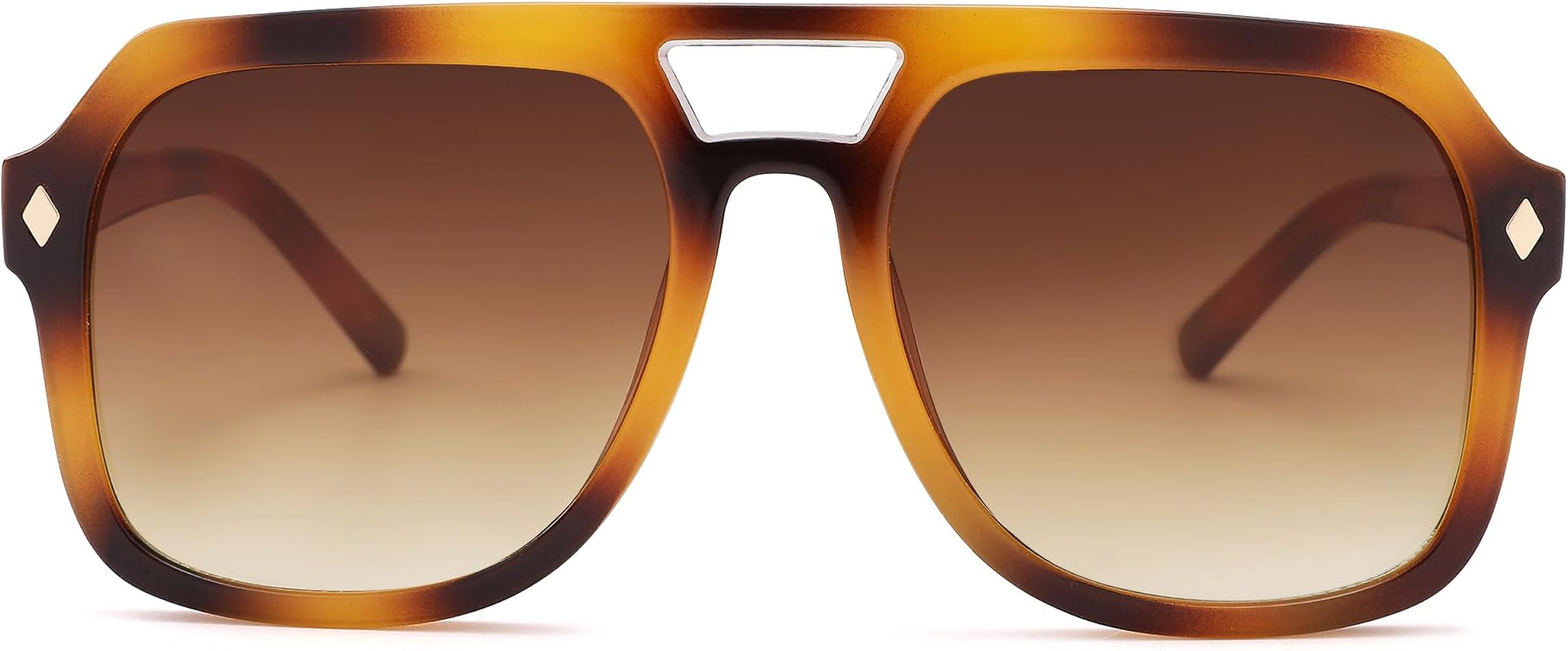 Pro Acme Vintage Oversized Aviator Sunglasses Trendy Retro 70s Sunglasses for Women Men | Amazon (US)