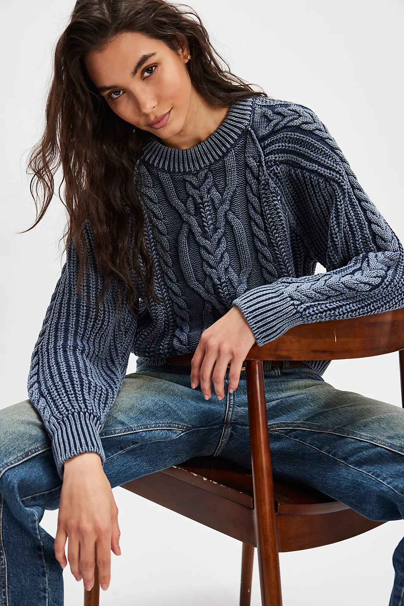 Frankie Cable Sweater | Free People (Global - UK&FR Excluded)