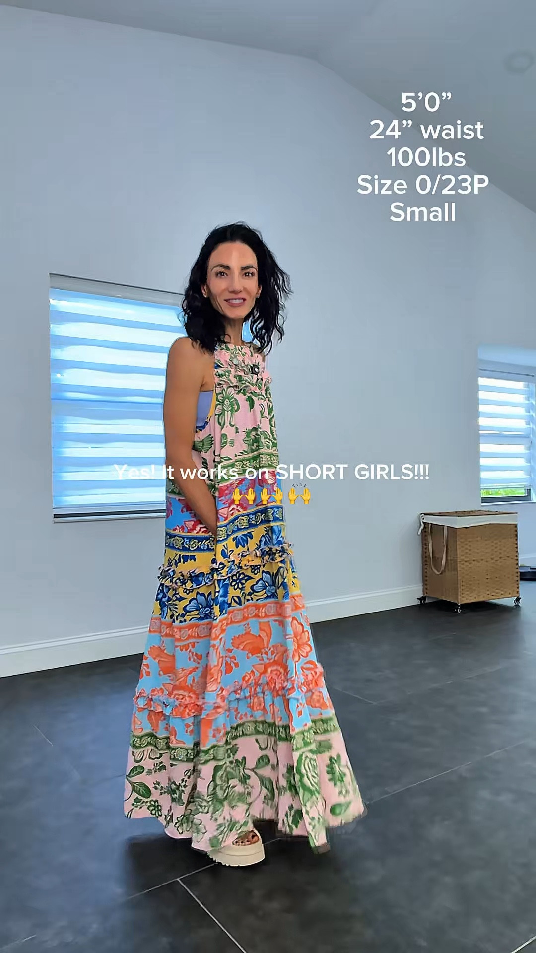 Perfect beach cruise vacation maxi dress for short girls - yes I’m wearing size small! I even imagine using this walking around my house after applying self tanner. 

The Ugg sandals are the most comfortable thing I’ve ever put on my foot! Don’t get the dupe!!! Size down half size 

#LTKmomlife #LTKPetite #LTKTravel