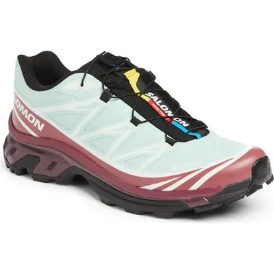 Salomon Gender Inclusive XT-6 Gore-Tex® Waterproof Sneaker in Olive Night/Dried Herb at Nordstrom, Size 14 Women's | Nordstrom