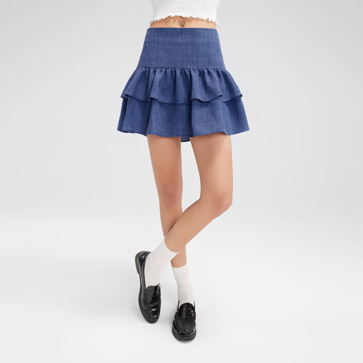 Women's Plaid Ruffle Mini Skirt - Wild Fable™ | Target