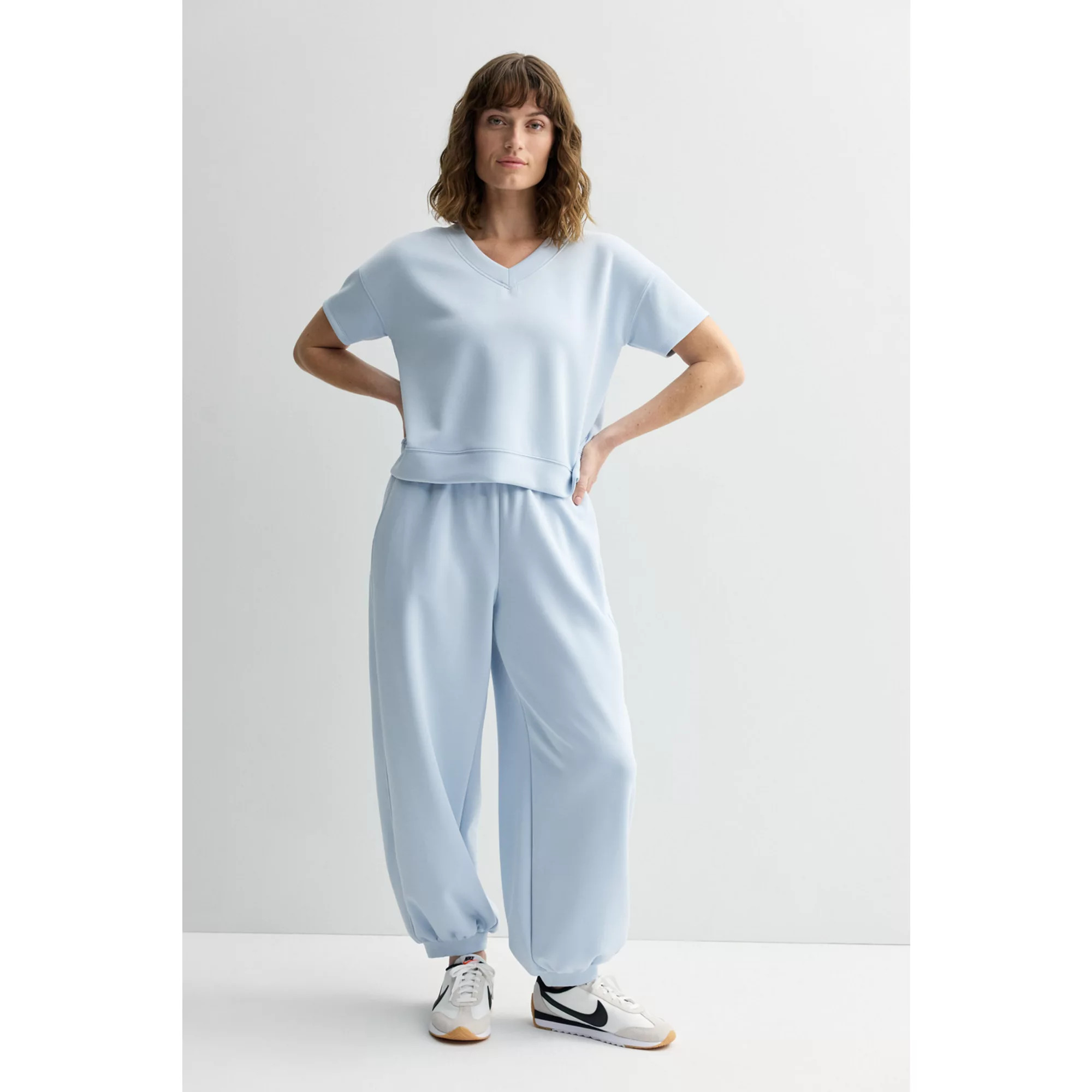 Women's FLX Lightweight Solace Joggers & V-Neck Tee Matching Set | Kohl's