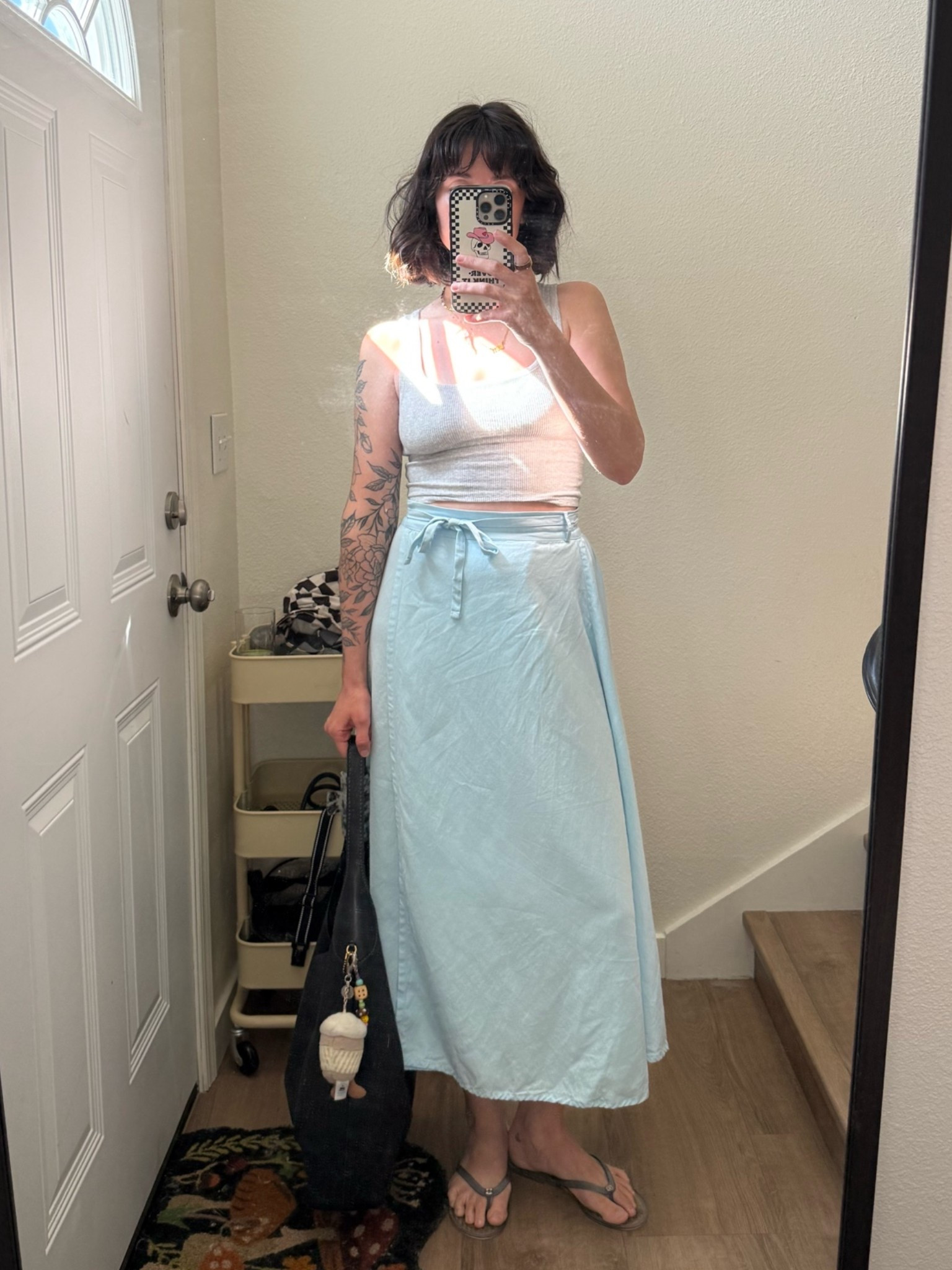 June 12 ootd 🌞 we’ve got some warmer temps finally rolling through 🫶🏼 you can save 15% on this skirt from Oddbird if you use code “glutenfreeloaf_“! Tagged on ig. Cardigan in todays reel is linked here - first time customers can get 10% off with code “INFG-26GLUTENFREELOAF10”!

#LTKootd #LTKmomlife