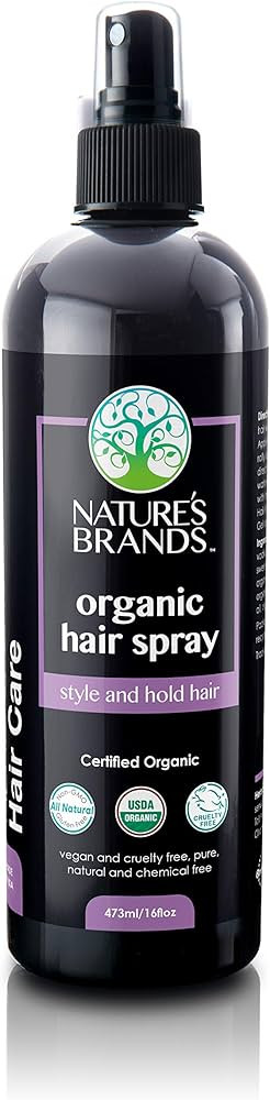 Hair Spray Organic by Herbal Choice Mari (16 Fl Oz Bottle) - No Toxic Synthetic Chemicals | Amazon (US)