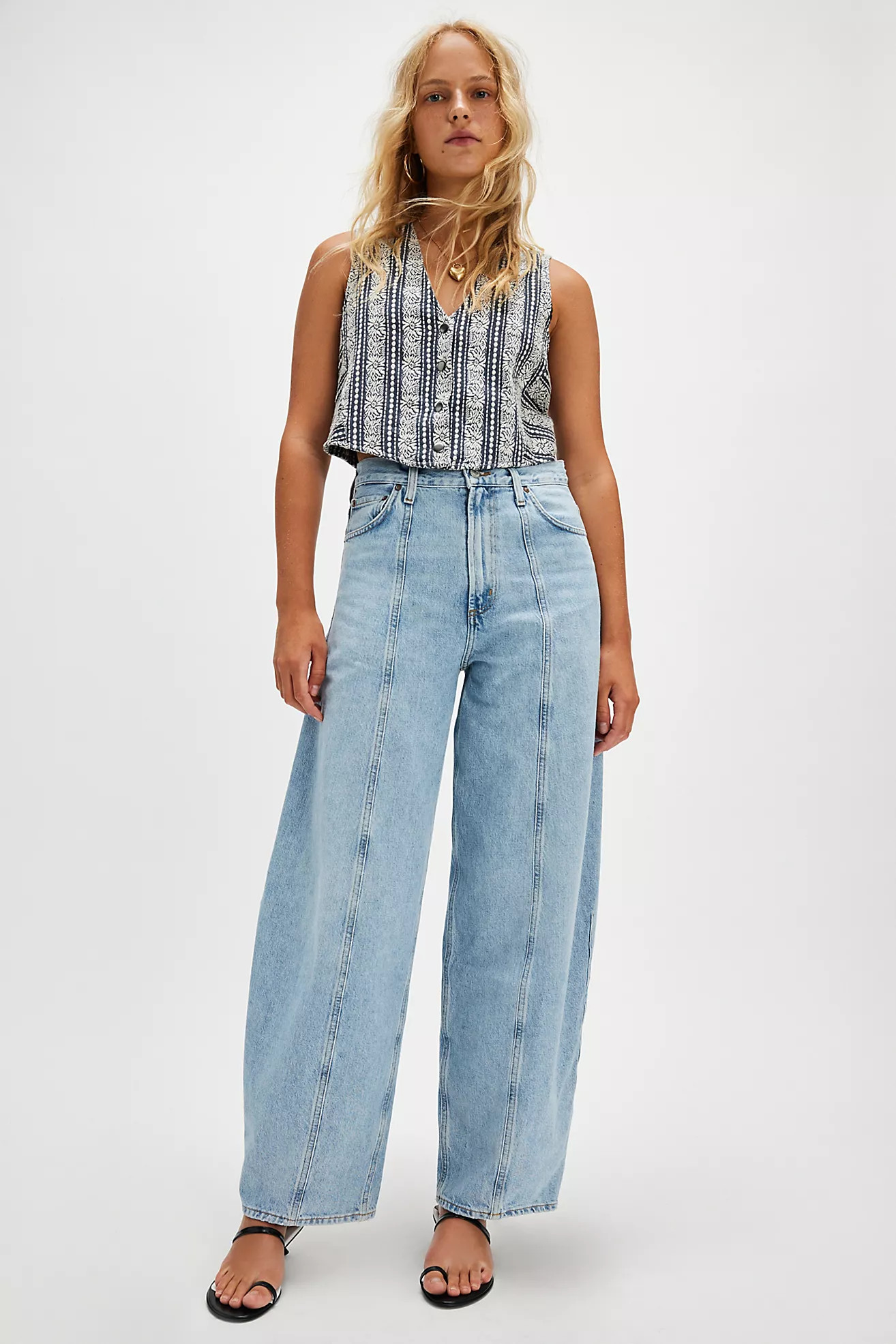 AGOLDE Kristen Jeans | Free People (Global - UK&FR Excluded)