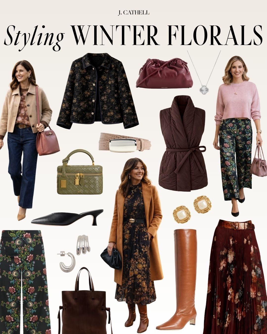 Winter florals, but styled for real life ❄️🌸 This edit is all about balancing soft, feminine prints with cozy layers and polished staples—think florals paired with knits, boots, and structured outerwear for a look that feels fresh all season long. Save this for winter outfit inspiration and tap to shop each floral piece styled in an easy, elevated way.

#LTKStyle #WinterFlorals #FloralOutfits #ColdWeatherStyle #LTKFinds #ChicWinter #EverydayStyle #LayeredLooks #

#LTKOver40 #LTKootd #LTKdayinmylife