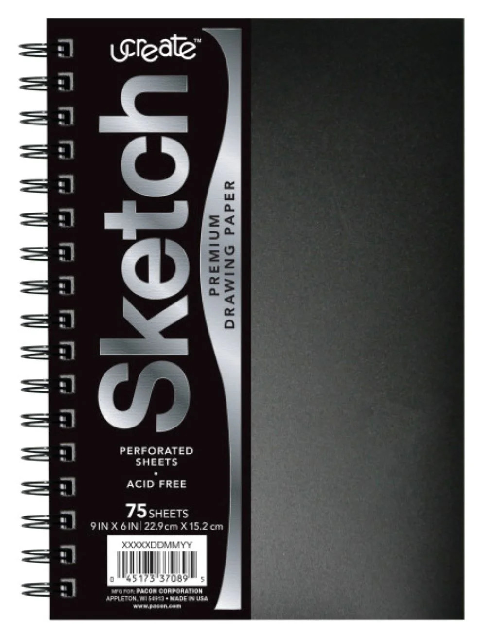 Ucreate Sketch 9" X 6" Premium Drawing Paper, Perforated Sheets (75 Sheets) | Walmart (US)