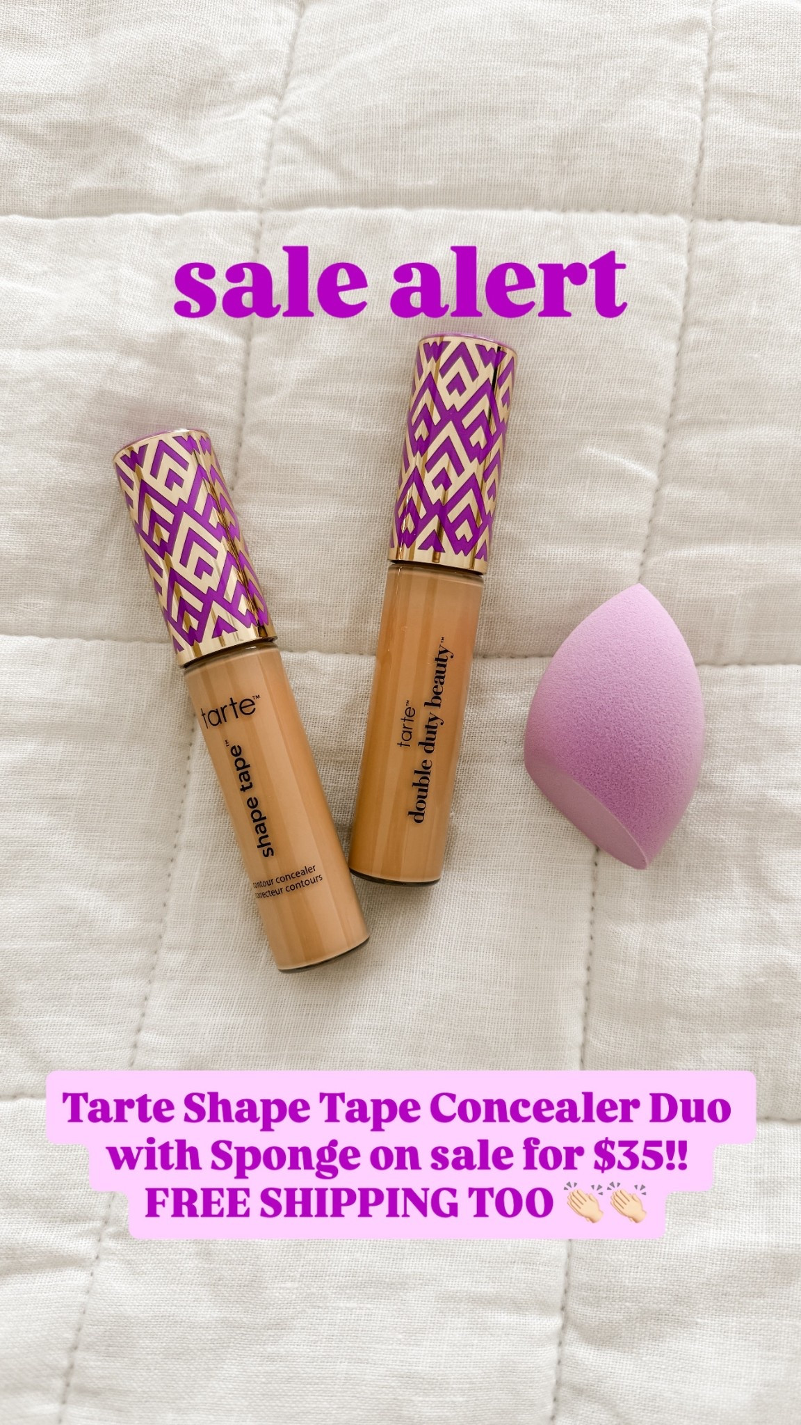 Tarte Shape Tape Concealer Duo with Sponge for $35!! AND FREE SHIPPING.

#LTKgrwm #LTKootd