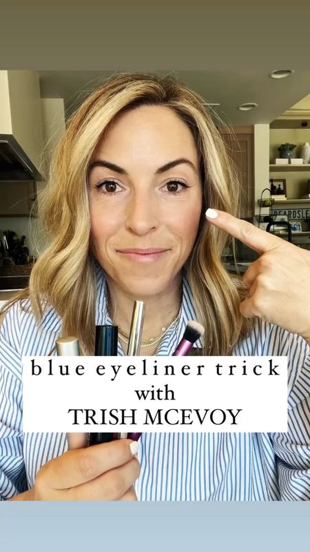 Been using this trick every day to make the eyes pop and appear more rested. It works!! Eyeliner color is: blue sapphire. 👏🏻



#LTKBeauty #LTKVideo #LTKOver40
