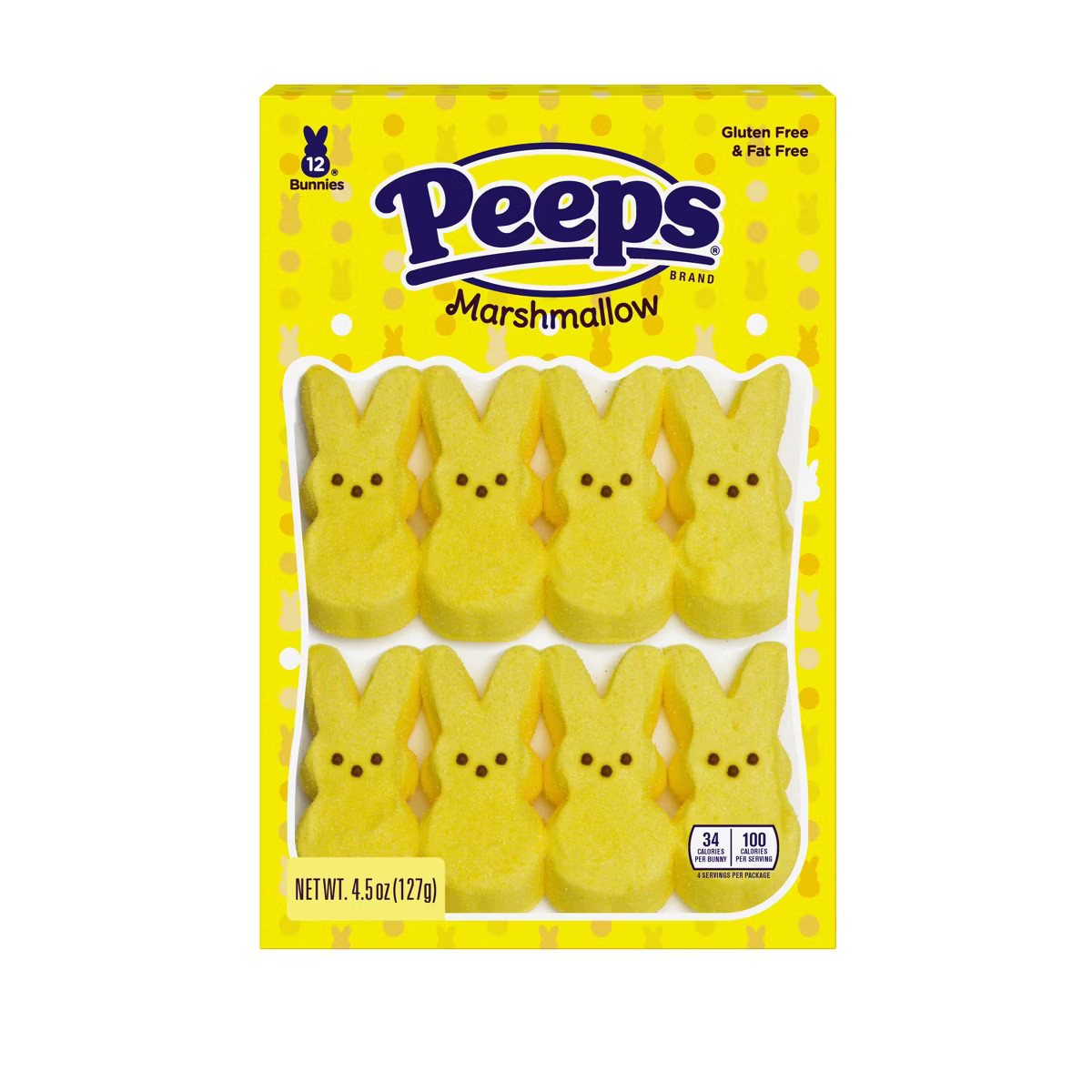 Peeps Easter Yellow Bunnies - 4.5oz/12ct | Target