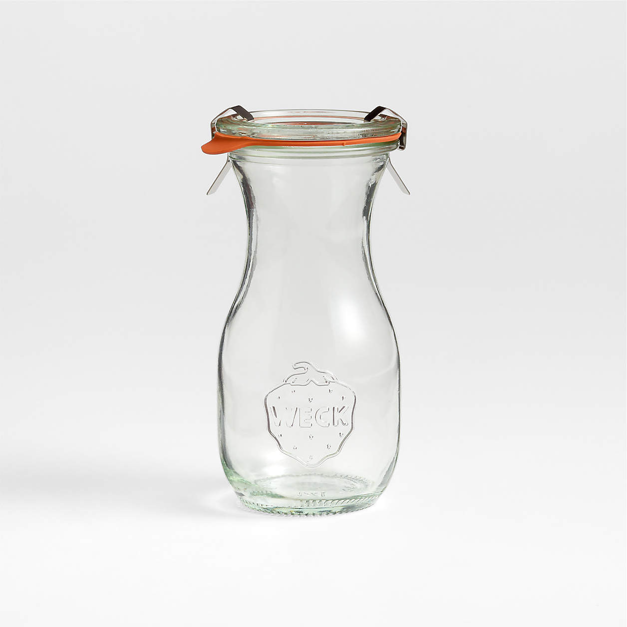 Weck 9.75-oz. Glass Juice Jar + Reviews | Crate & Barrel | Crate & Barrel
