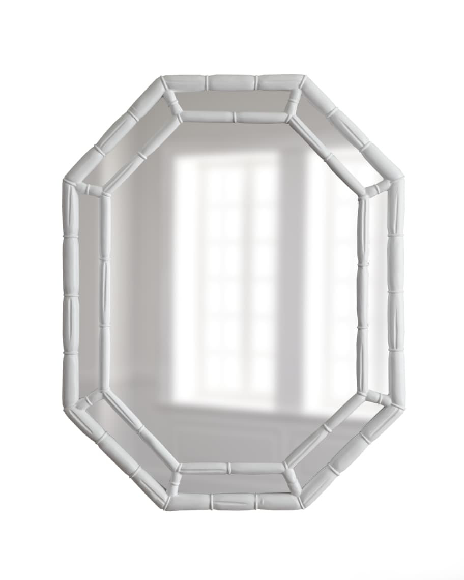 White Octagonal Mirror | Horchow