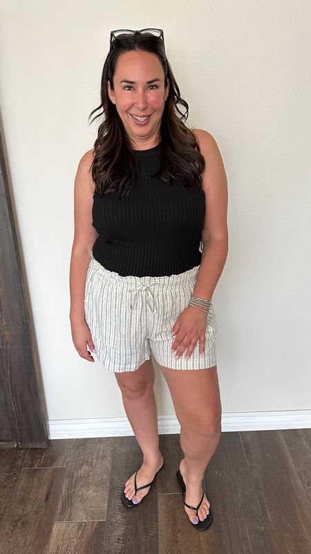 #walmartpartner The ribbing on this top makes it look high-end, so does the racerback style. It looks great with these nice and comfy shorts! I’m wearing my usual size XL in this top and shorts. #walmartfashion @walmartfashion @walmart

#LTKfindsunder50 #LTKstyletip #LTKSeasonal